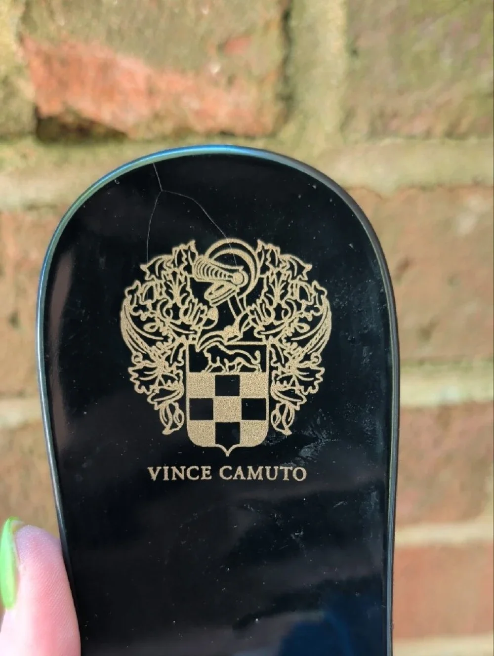 Vince Camuto Emelon Black Studded Jelly Slide Sandals Size 6 (818)